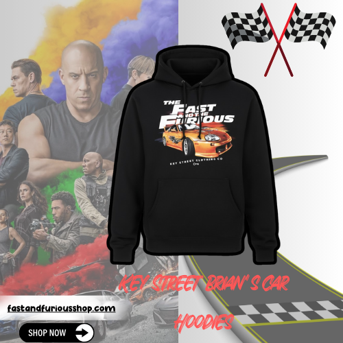 Key Street Brian's Car DTNK0901 Fast And Furious Hoodies